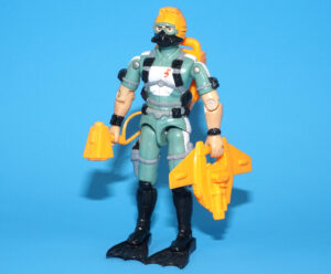 1986 GI JOE WET-SUIT v1 NEAR COMPLETE C9 HASBRO