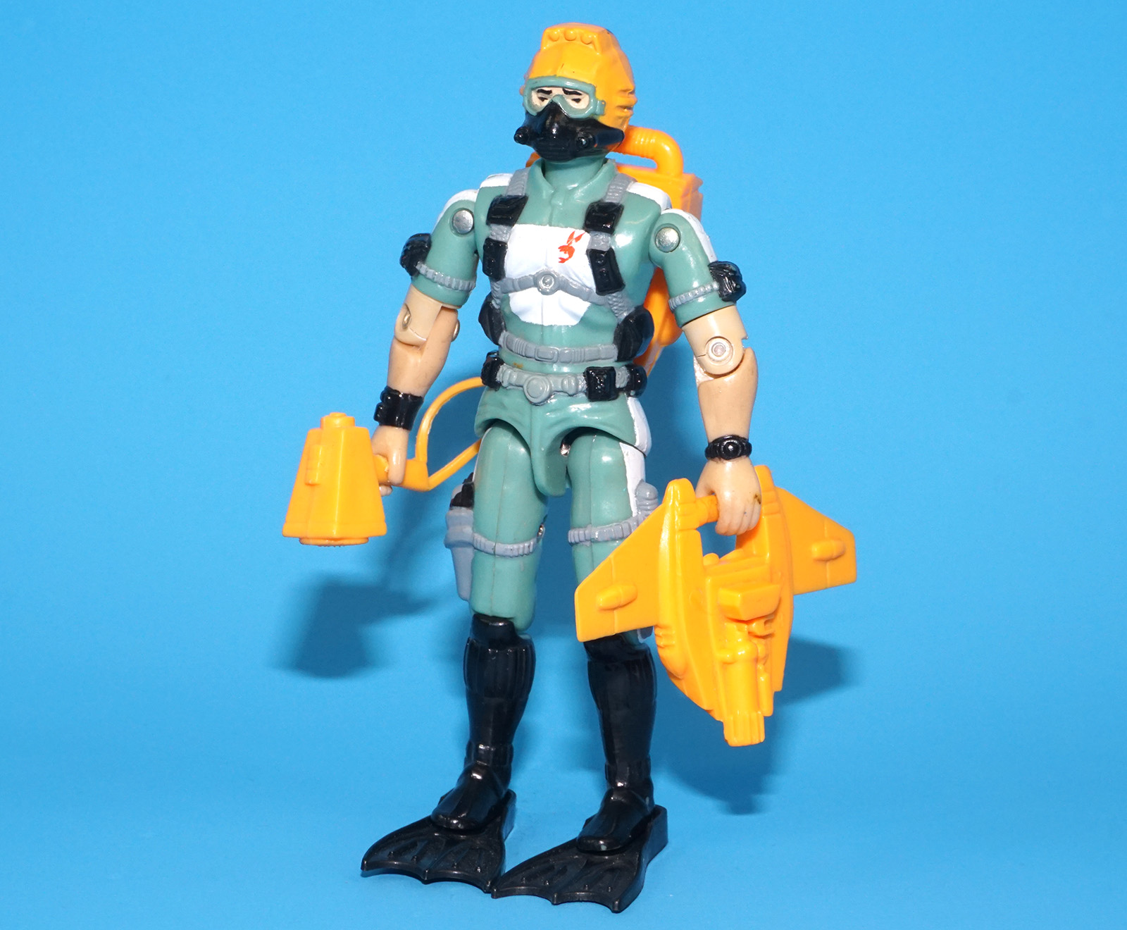 1986 GI JOE WET-SUIT v1 NEAR COMPLETE C9 HASBRO - Image 2
