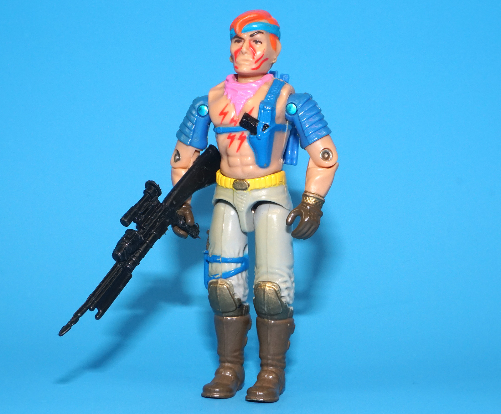 1986 GI JOE ZANDAR v1 100% COMPLETE C8+ HASBRO - Image 2