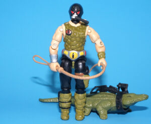 1987 GI JOE CROC MASTER v1 100% COMPLETE C9+ HASBRO