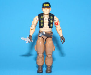 1987 GI JOE STEAM ROLLER v1 MOBILE COMMAND CENTER DRIVER 100% COMPLETE C9+ HASBRO