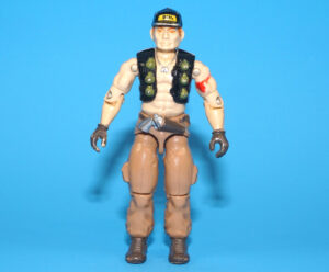 1987 GI JOE STEAM ROLLER v1 MOBILE COMMAND CENTER DRIVER C7 HASBRO