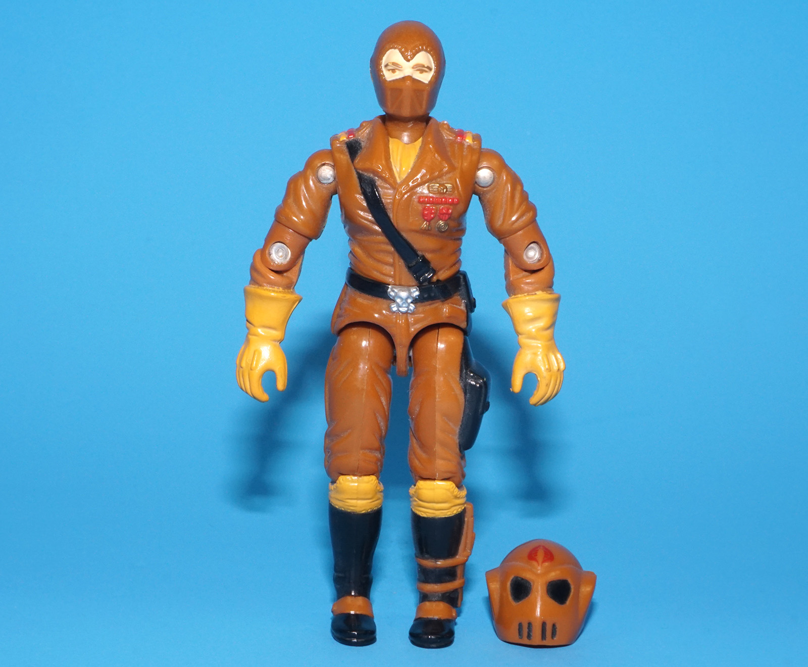1987 GI JOE W.O.R.M.S. v1 COBRA MAGGOT DRIVER NEAR COMPLETE (NO ANTENNA) C9 HASBRO - Image 5