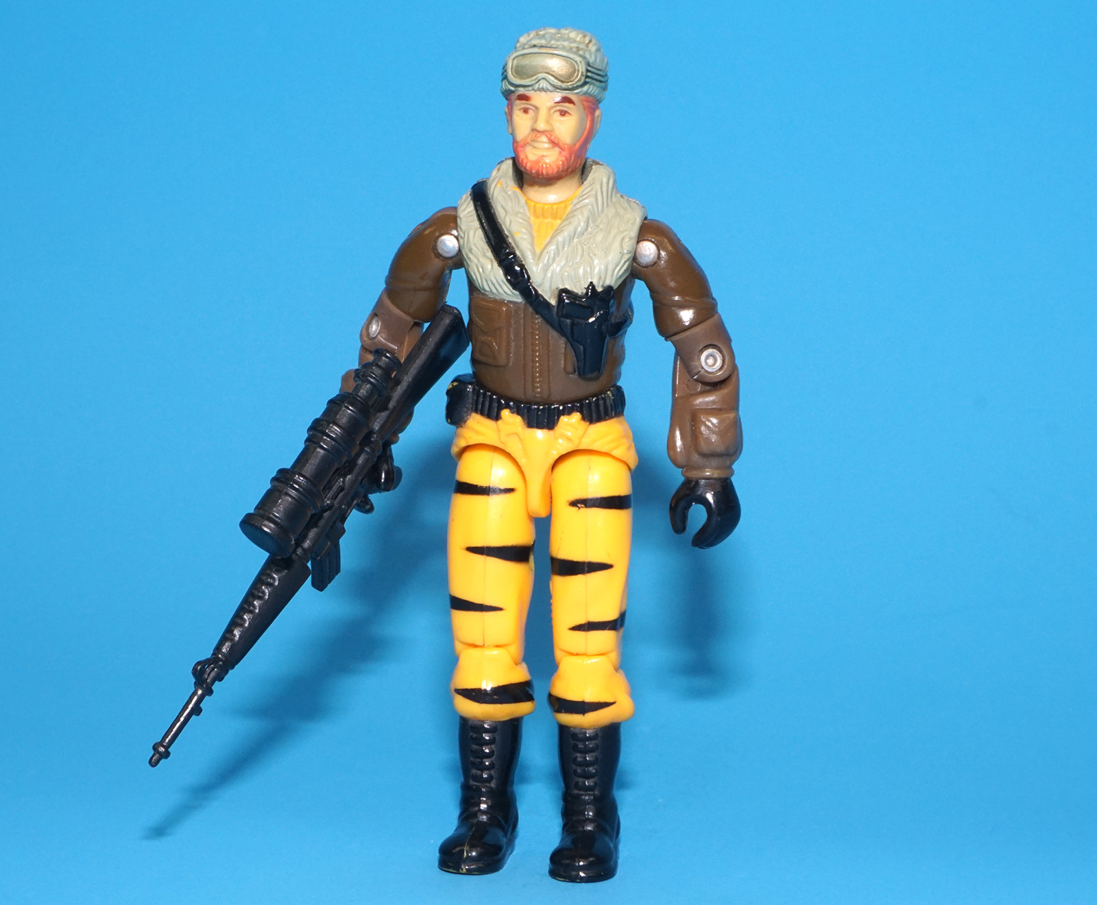 1988 GI JOE TIGER FORCE FROSTBITE v2 TIGER CAT DRIVER 100% COMPLETE C8+ HASBRO - Image 2