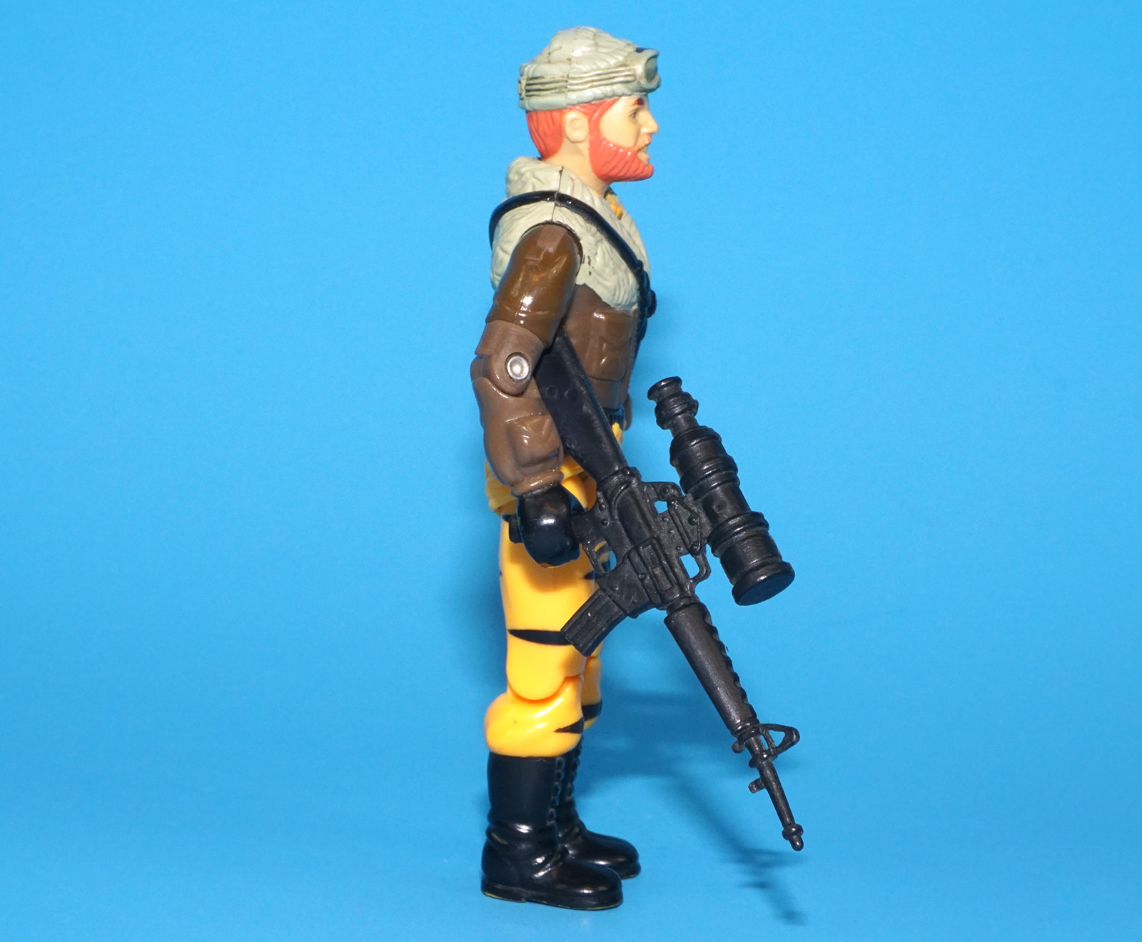 1988 GI JOE TIGER FORCE FROSTBITE v2 TIGER CAT DRIVER 100% COMPLETE C8+ HASBRO - Image 3