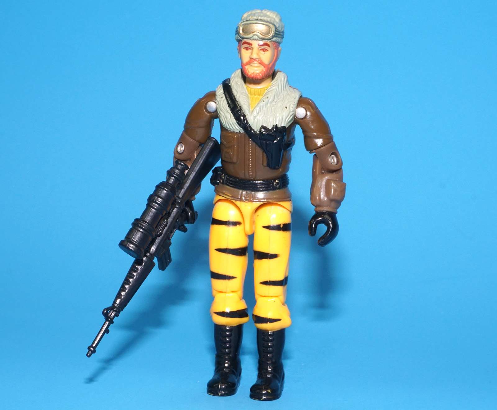 1988 GI JOE TIGER FORCE FROSTBITE v2 TIGER CAT DRIVER 100% COMPLETE C8+ HASBRO - Image 2