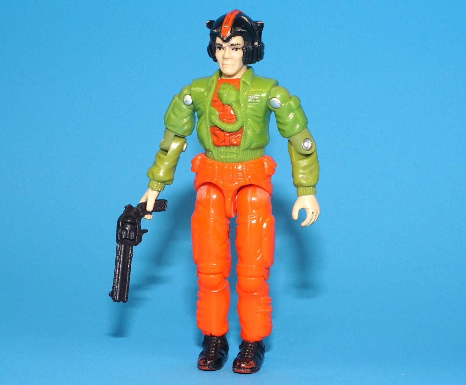 1988 GI JOE WINDMILL v1 SKYSTORM PILOT 100% COMPLETE C8 HASBRO - Image 2