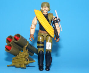 1989 GI JOE BACKBLAST v1 100% COMPLETE C8+ HASBRO