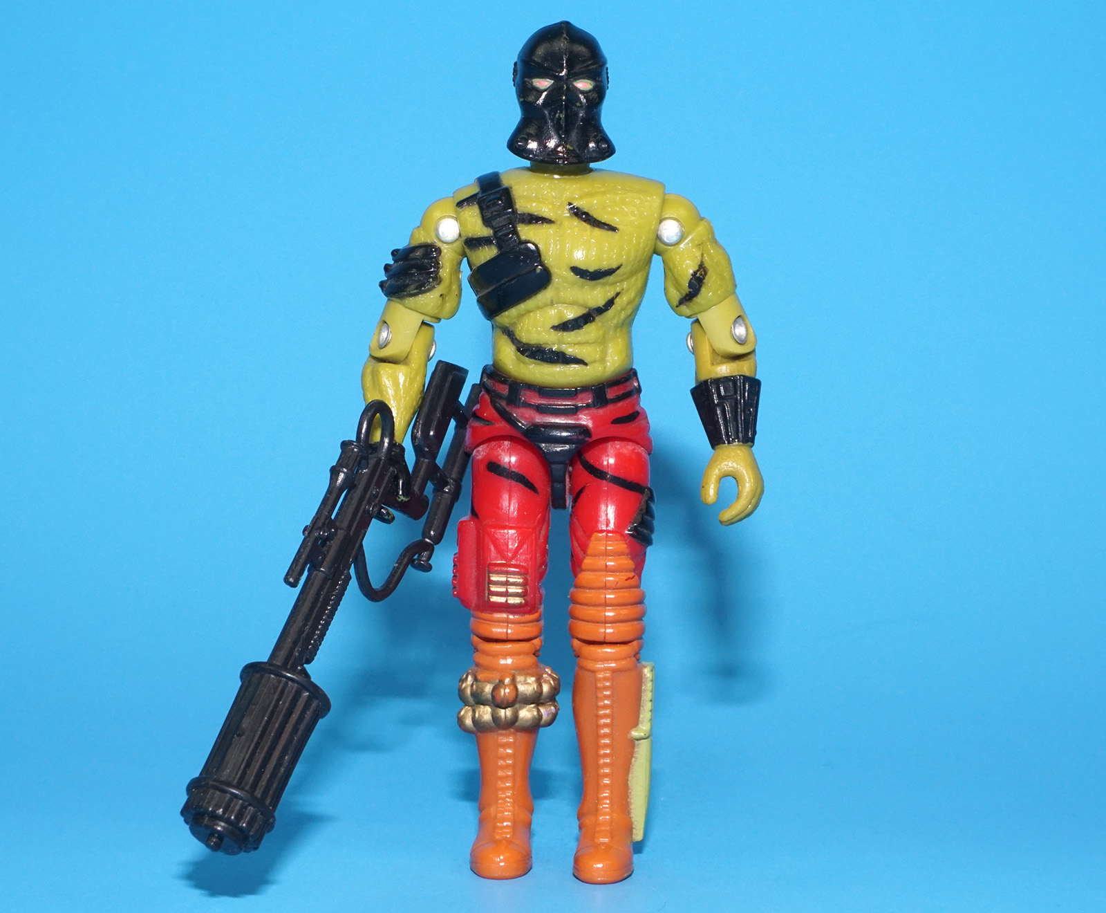 1989 GI JOE DARKLON v1 EVADER DRIVER 100% COMPLETE C8+ HASBRO