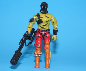1989 GI JOE DARKLON v1 EVADER DRIVER 100% COMPLETE C8+ HASBRO