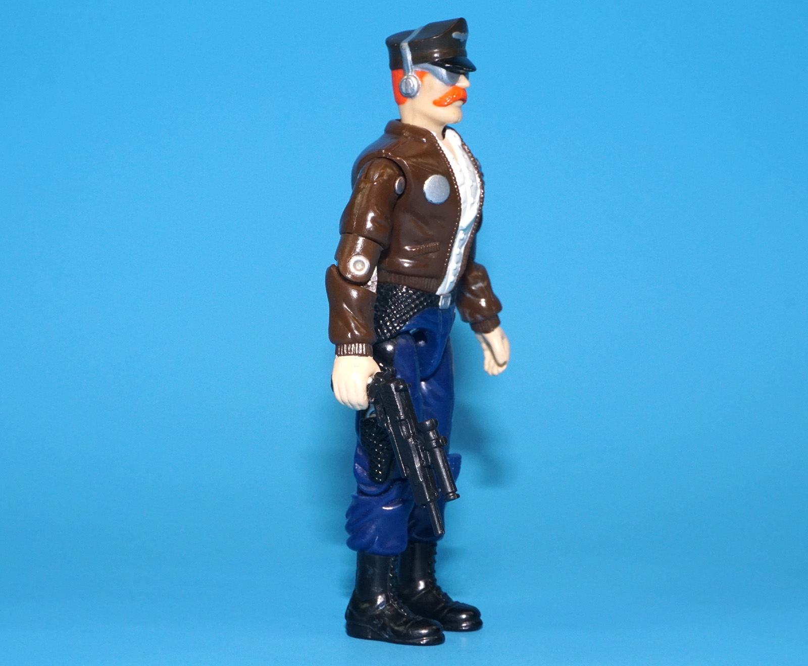 1989 GI JOE DOGFIGHT V1 MUDFIGHTER PILOT 100% COMPLETE C9+ HASBRO - Image 3