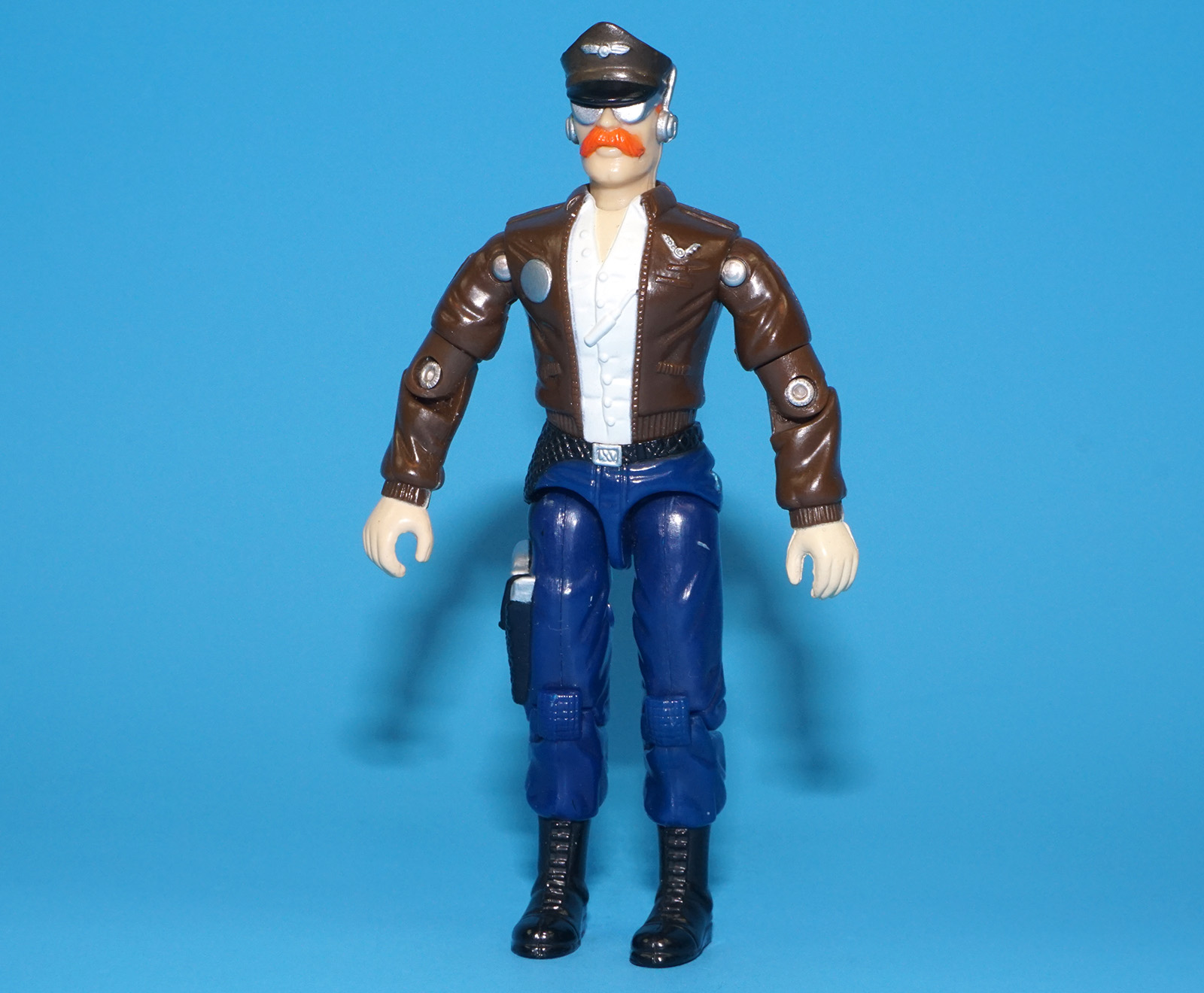1989 GI JOE DOGFIGHT v1 MUDFIGHTER PILOT C9+ HASBRO - Image 2