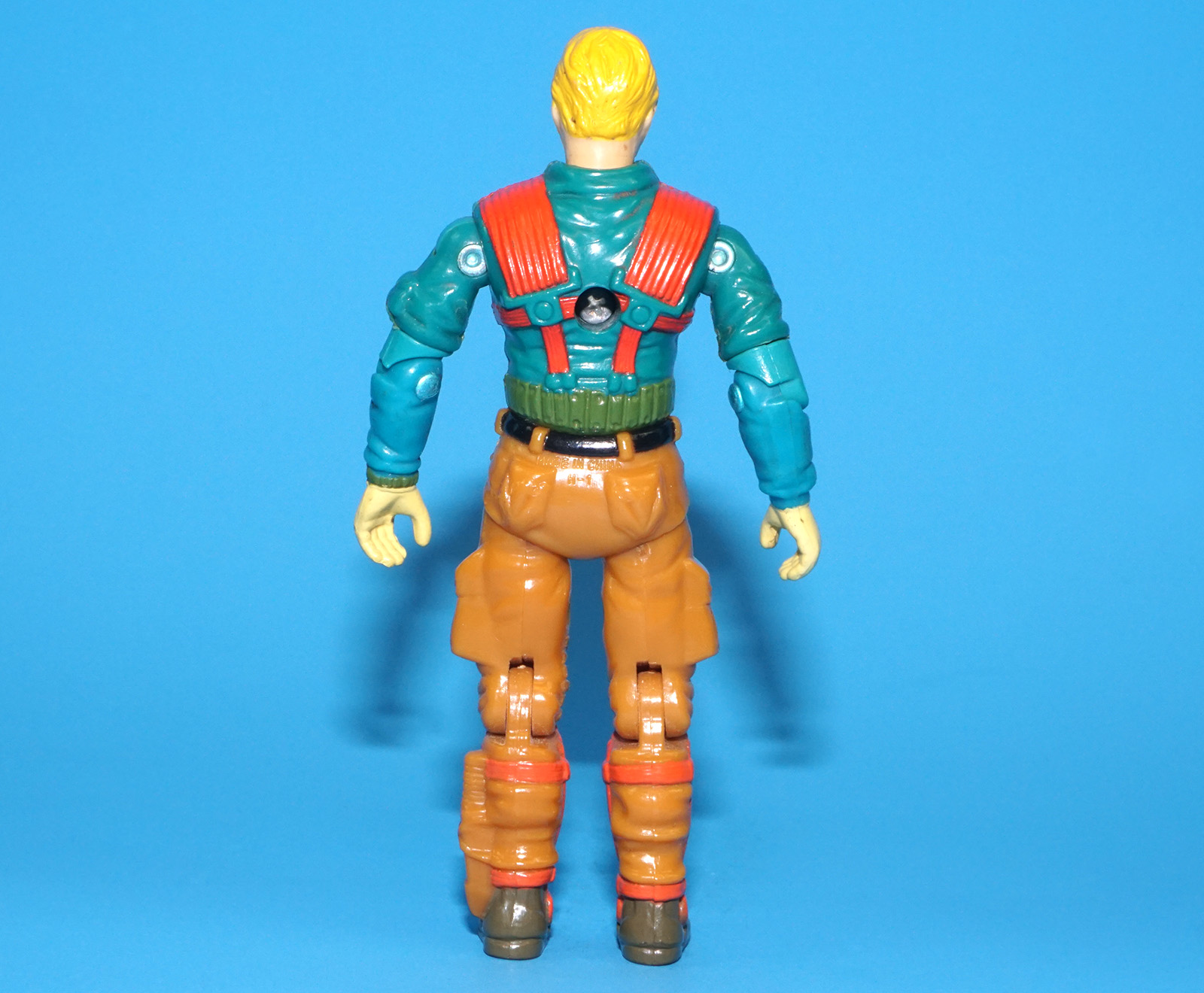 1989 GI JOE DOWNTOWN v1 100% COMPLETE C9 EURO YELLOW HANDS HASBRO READ - Image 4
