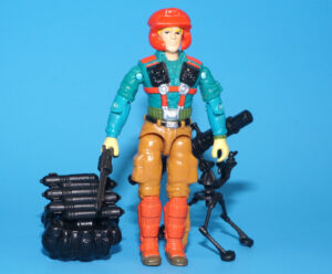 1989 GI JOE DOWNTOWN v1 100% COMPLETE C9 EURO YELLOW HANDS HASBRO