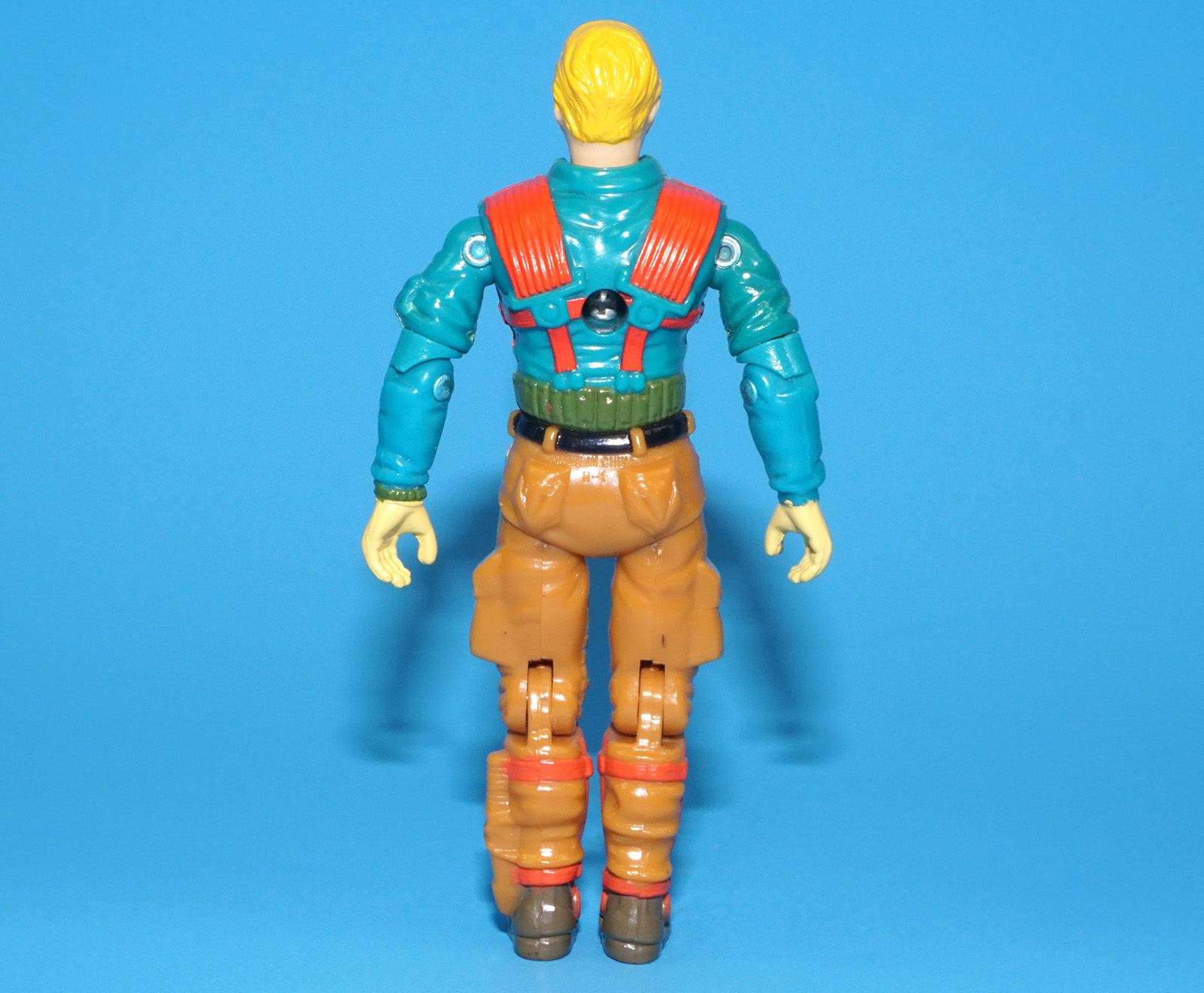 1989 GI JOE DOWNTOWN v1 100% COMPLETE C9 EURO YELLOW HANDS HASBRO - Image 5