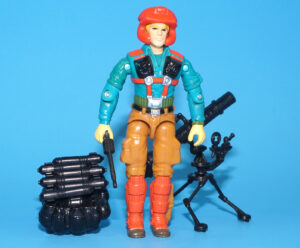 1989 GI JOE DOWNTOWN v1 100% COMPLETE C9 EURO YELLOW HANDS HASBRO