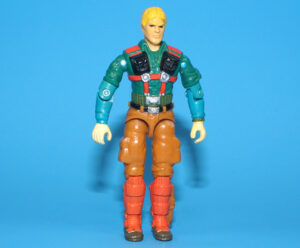 1989 GI JOE DOWNTOWN v1 C8+ EURO YELLOW HANDS HASBRO