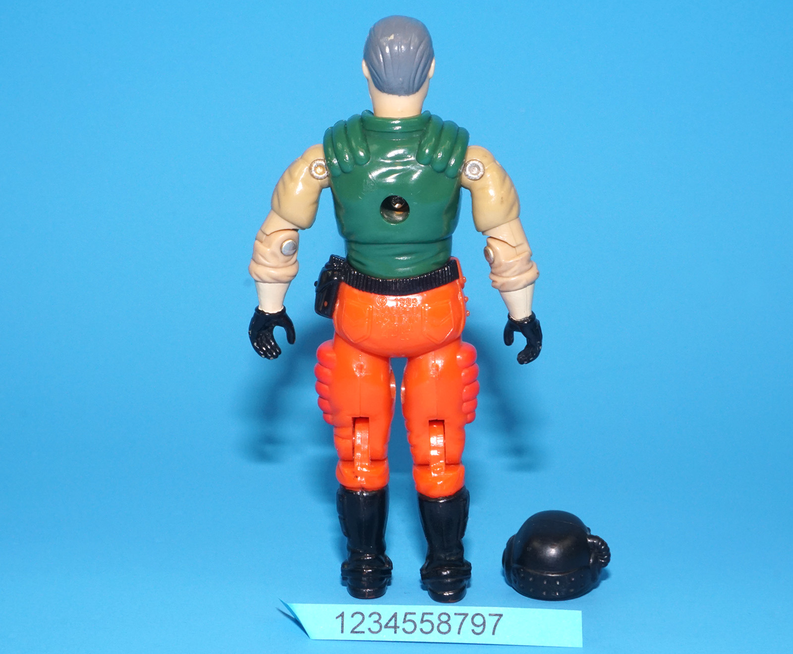 1989 GI JOE HOT SEAT v1 RAIDER DRIVER 100% COMPLETE C9+ HASBRO - Image 4