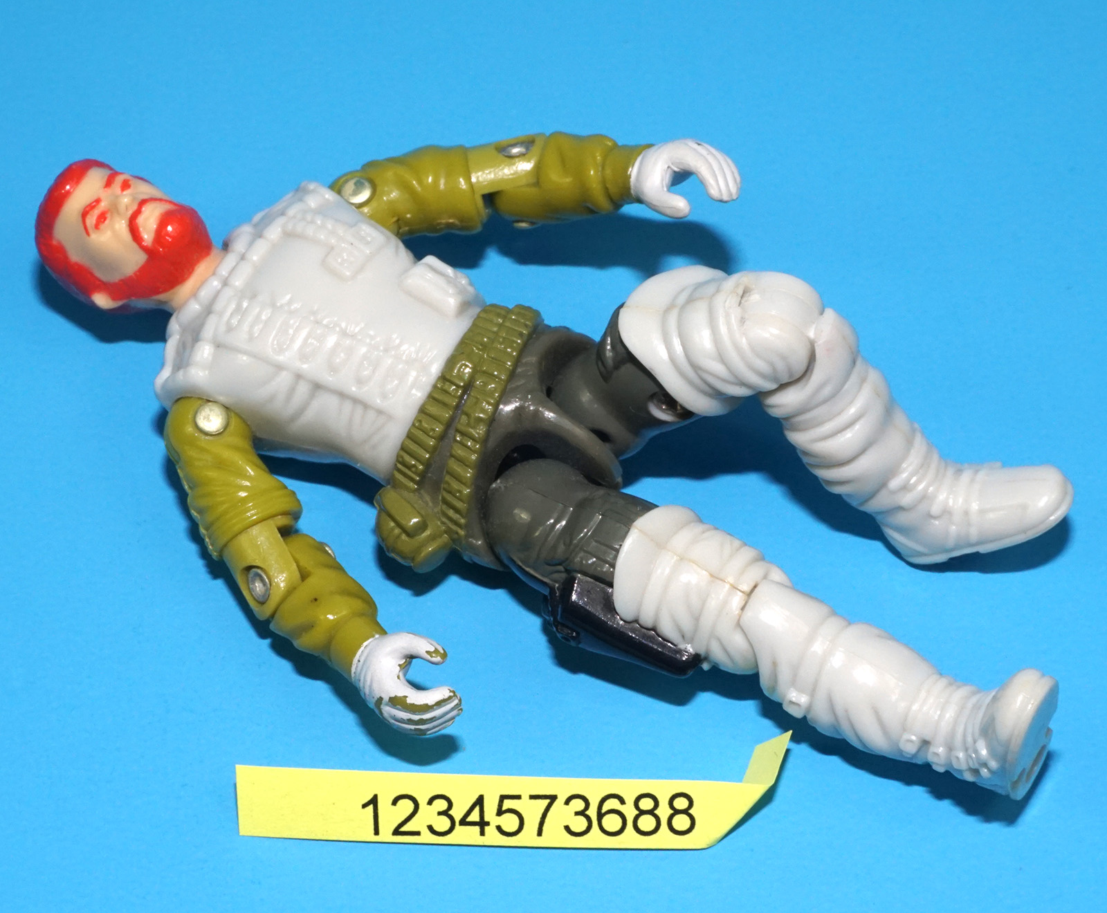 1989 GI JOE LONG RANGE v1 THUNDERCLAP DRIVER C8 HASBRO - Image 4