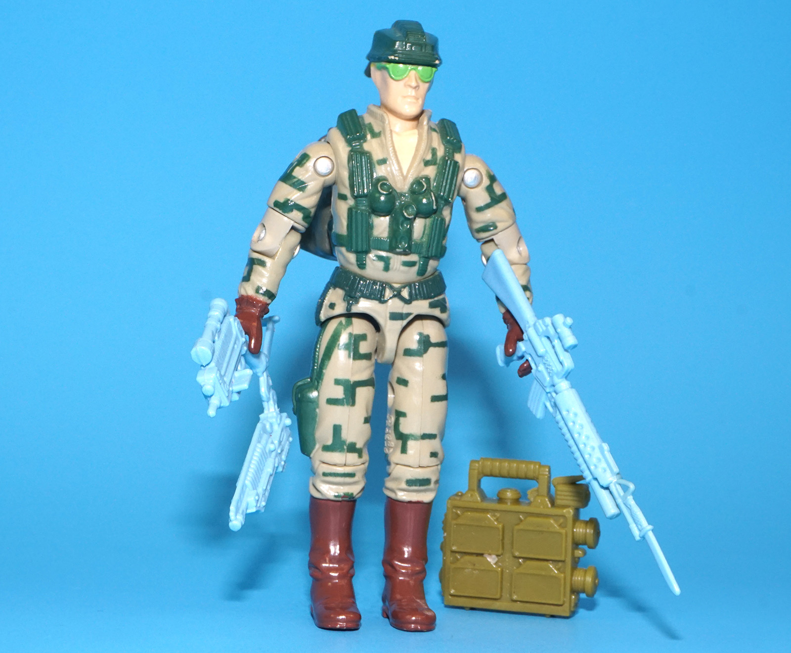 1989 GI JOE RECOIL v1 100% COMPLETE C8+ HASBRO - Image 2