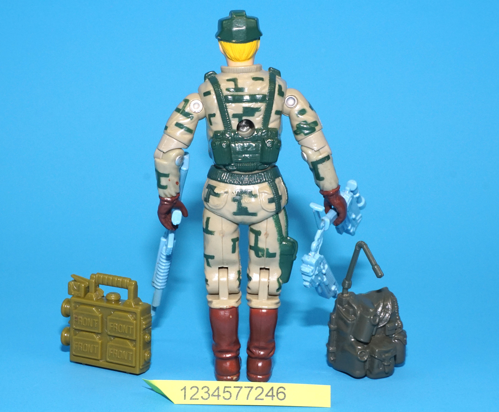 1989 GI JOE RECOIL v1 100% COMPLETE C8+ HASBRO - Image 3
