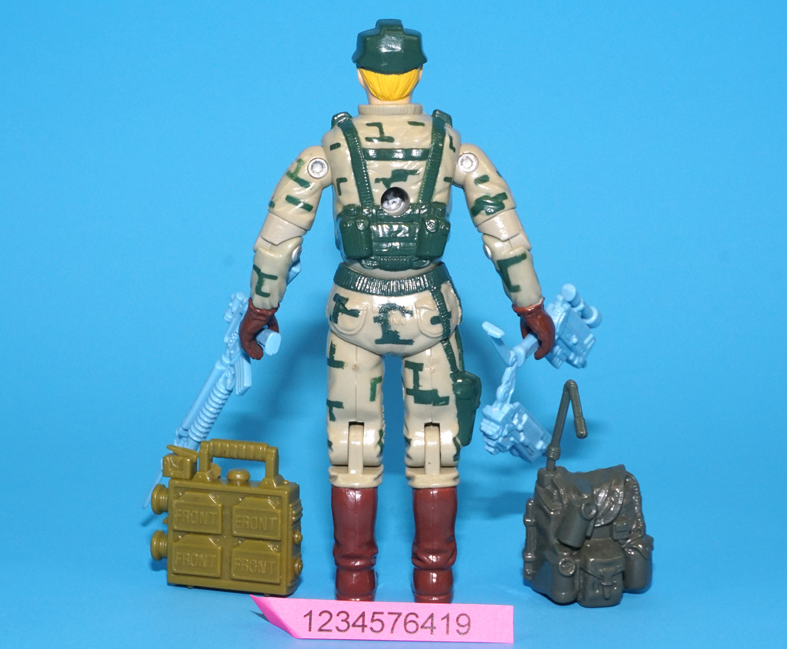 1989 GI JOE RECOIL v1 100% COMPLETE C9+ HASBRO - Image 3