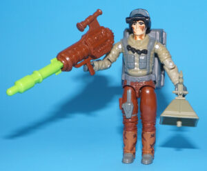 1990 GI JOE BULLHORN v1 EURO MISSILE VARIANT 100% COMPLETE C9+ HASBRO