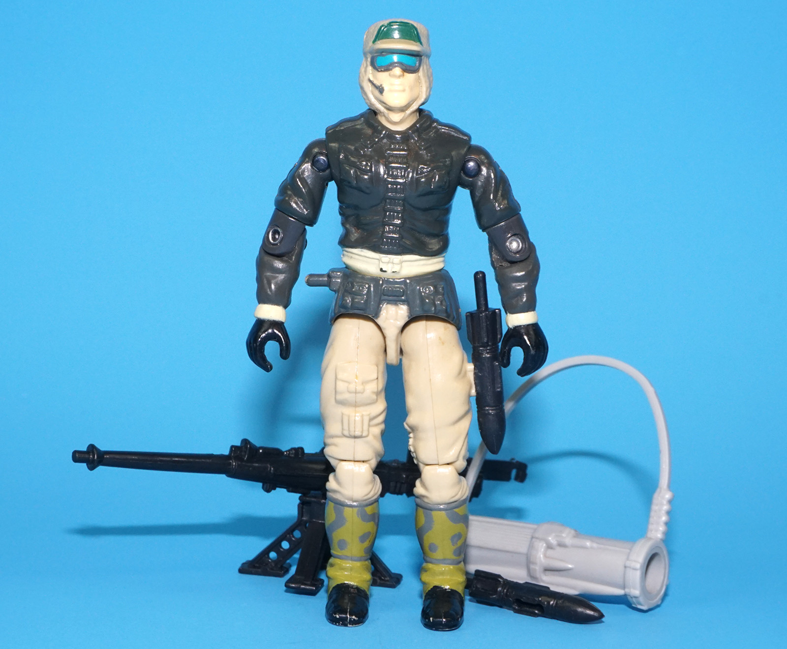 1990 GI JOE RAMPART v1 100% COMPLETE C8+ HASBRO