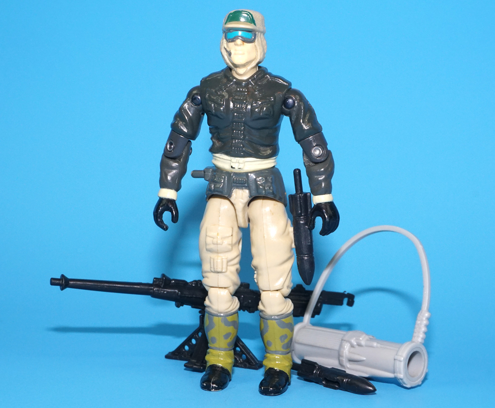 1990 GI JOE RAMPART v1 100% COMPLETE C8+ HASBRO - Image 2