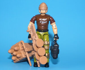 1990 GI JOE SALVO v1 100% COMPLETE C9 HASBRO FACTORY ERROR