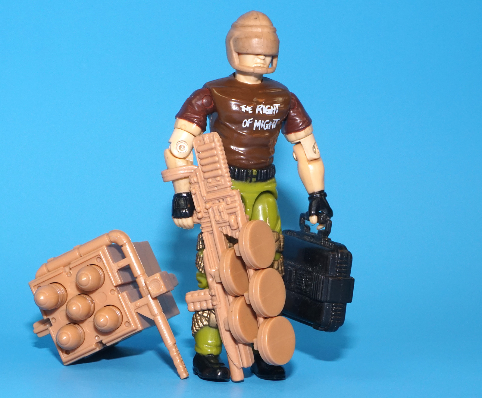 1990 GI JOE SALVO v1 100% COMPLETE C9 HASBRO FACTORY ERROR - Image 3
