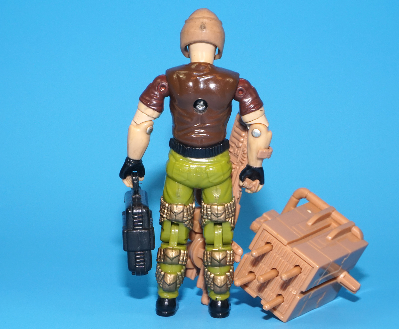 1990 GI JOE SALVO v1 100% COMPLETE C9 HASBRO FACTORY ERROR - Image 5