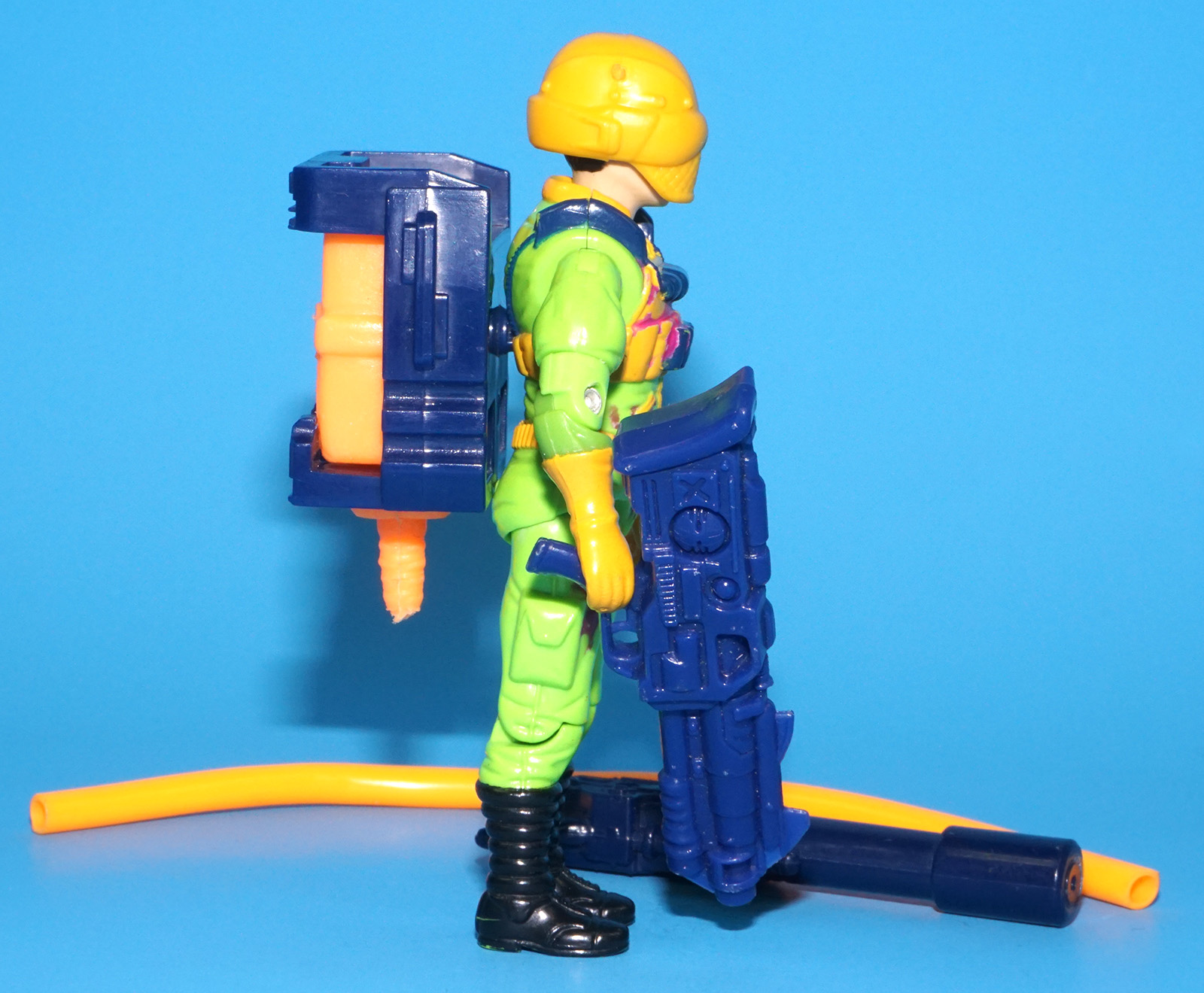 1991 GI JOE ECO WARRIORS FLINT v3 100% COMPLETE C8+ HASBRO - Image 3