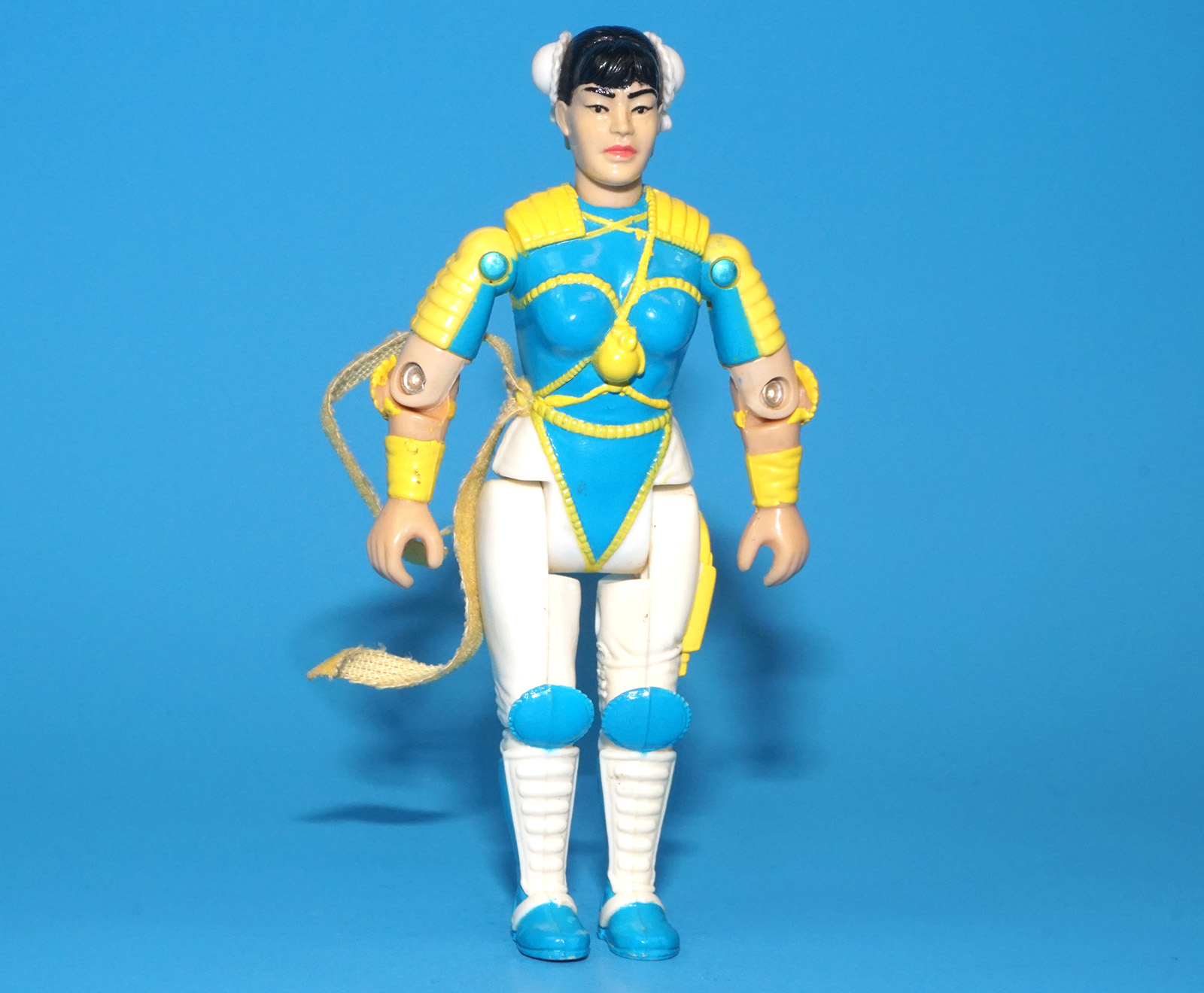 1993 GI JOE STREET FIGHTER II CHUN LI v1 C9 HASBRO - Image 2