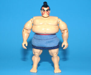 1993 GI JOE STREET FIGHTER II EDMOND HONDA v1 C8+ HASBRO WORKS!