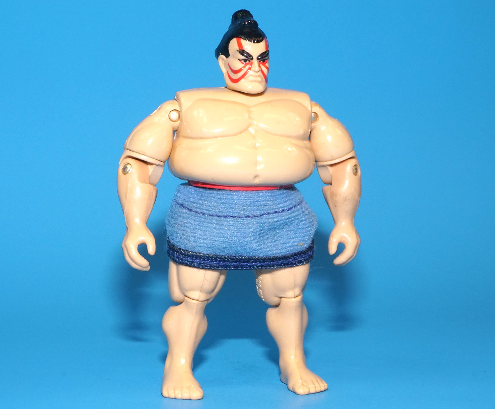 1993 GI JOE STREET FIGHTER II EDMOND HONDA v1 C8+ HASBRO WORKS! - Image 2
