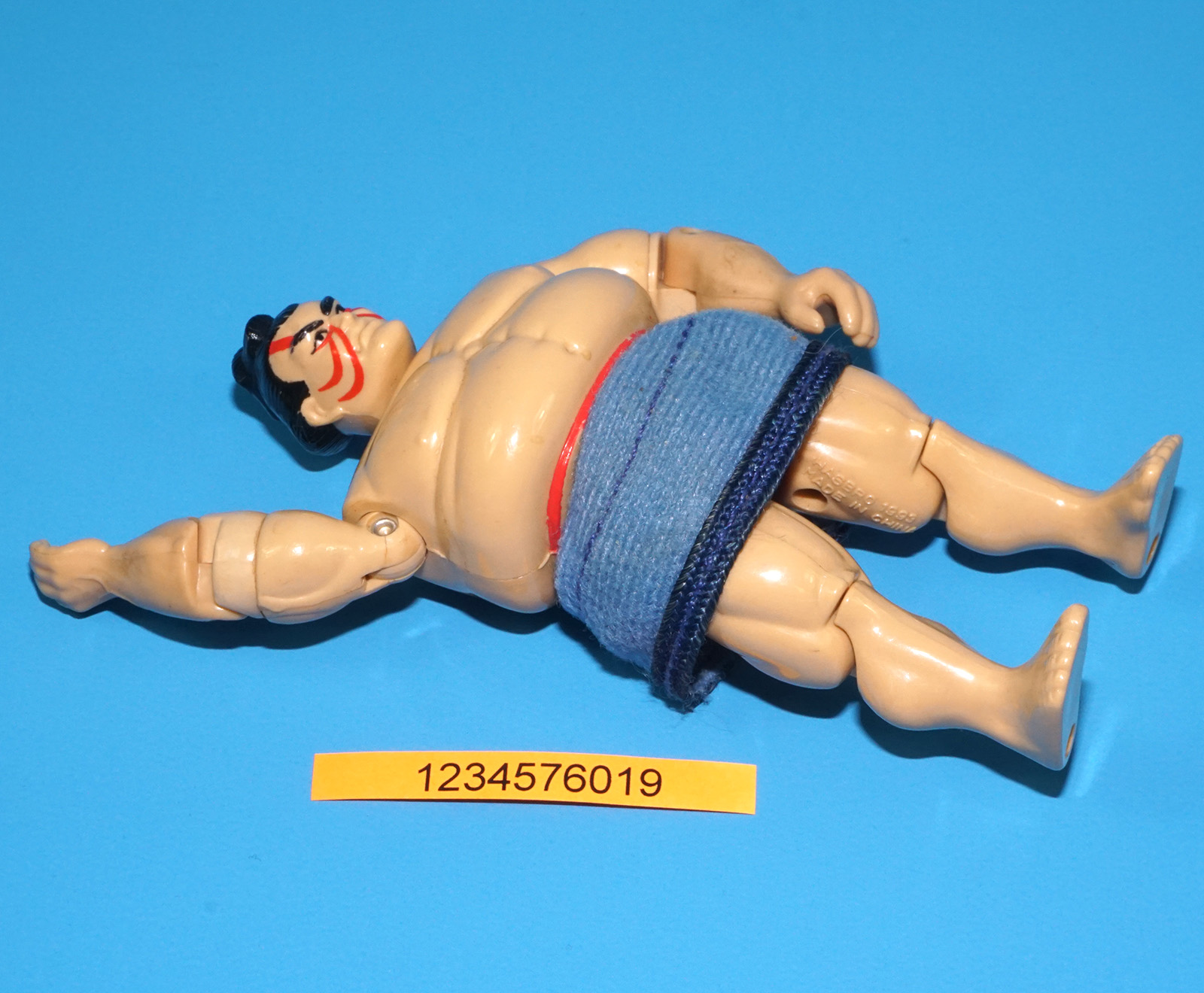 1993 GI JOE STREET FIGHTER II EDMOND HONDA v1 C8+ HASBRO WORKS! - Image 4