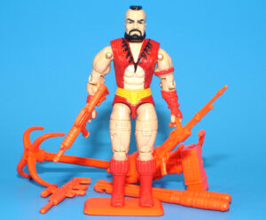 1993 GI JOE STREET FIGHTER II ZANGIEF v1 100% COMPLETE C9 HASBRO