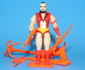 1993 GI JOE STREET FIGHTER II ZANGIEF v1 100% COMPLETE C9 HASBRO