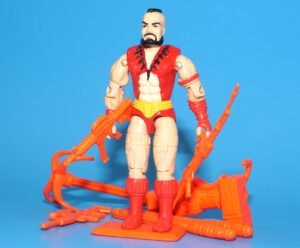 1993 GI JOE STREET FIGHTER II ZANGIEF v1 100% COMPLETE C9 HASBRO