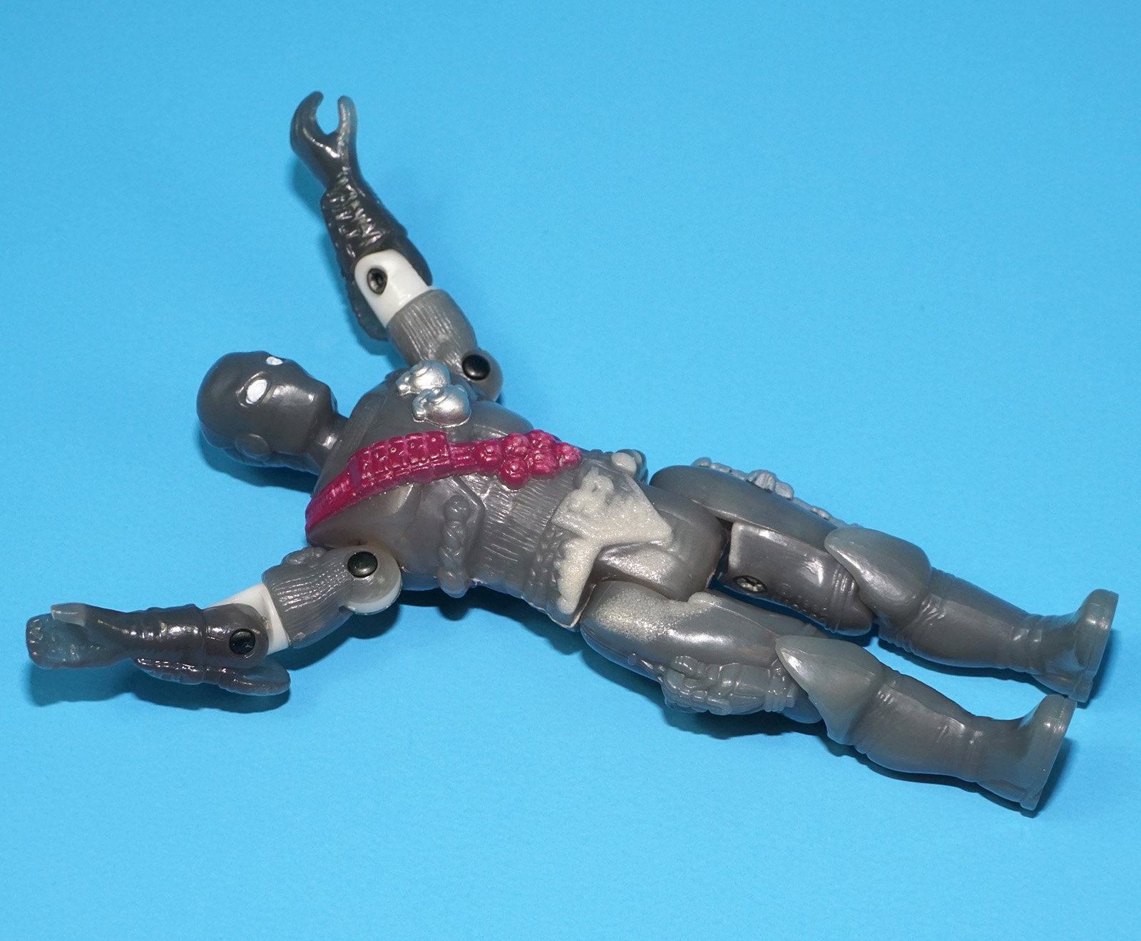 1994 GI JOE SHADOW NINJAS SNAKE EYES v6 100% COMPLETE C8+ HASBRO - Image 5