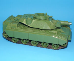 1983 GI JOE ACTION FORCE Z FORCE BATTLE TANK NEAR COMPLETE PALITOY WORKS!