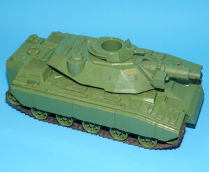 1983 GI JOE ACTION FORCE Z FORCE BATTLE TANK NEAR COMPLETE PALITOY WORKS!