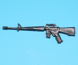 1985 GI JOE COMANDOS EM ACAO FRONT 1982 GRUNT v1 ORIGINAL SPARE PART RIFLE GUN ESTRELA BRAZIL