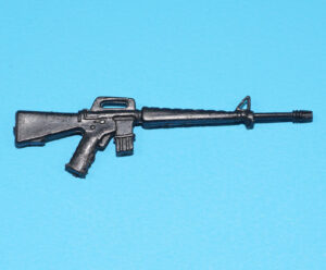 1985 GI JOE COMANDOS EM ACAO FRONT 1982 GRUNT v1 ORIGINAL SPARE PART RIFLE GUN ESTRELA BRAZIL