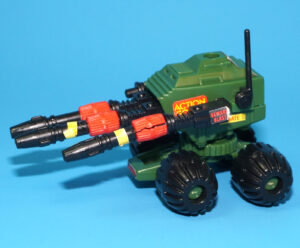 1983 GI JOE ACTION FORCE Z FORCE PAC RAT LANCE MACHINE GUN NEAR COMPLETE PALITOY