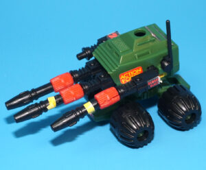1983 GI JOE ACTION FORCE Z FORCE PAC RAT LANCE MACHINE GUN NEAR COMPLETE PALITOY