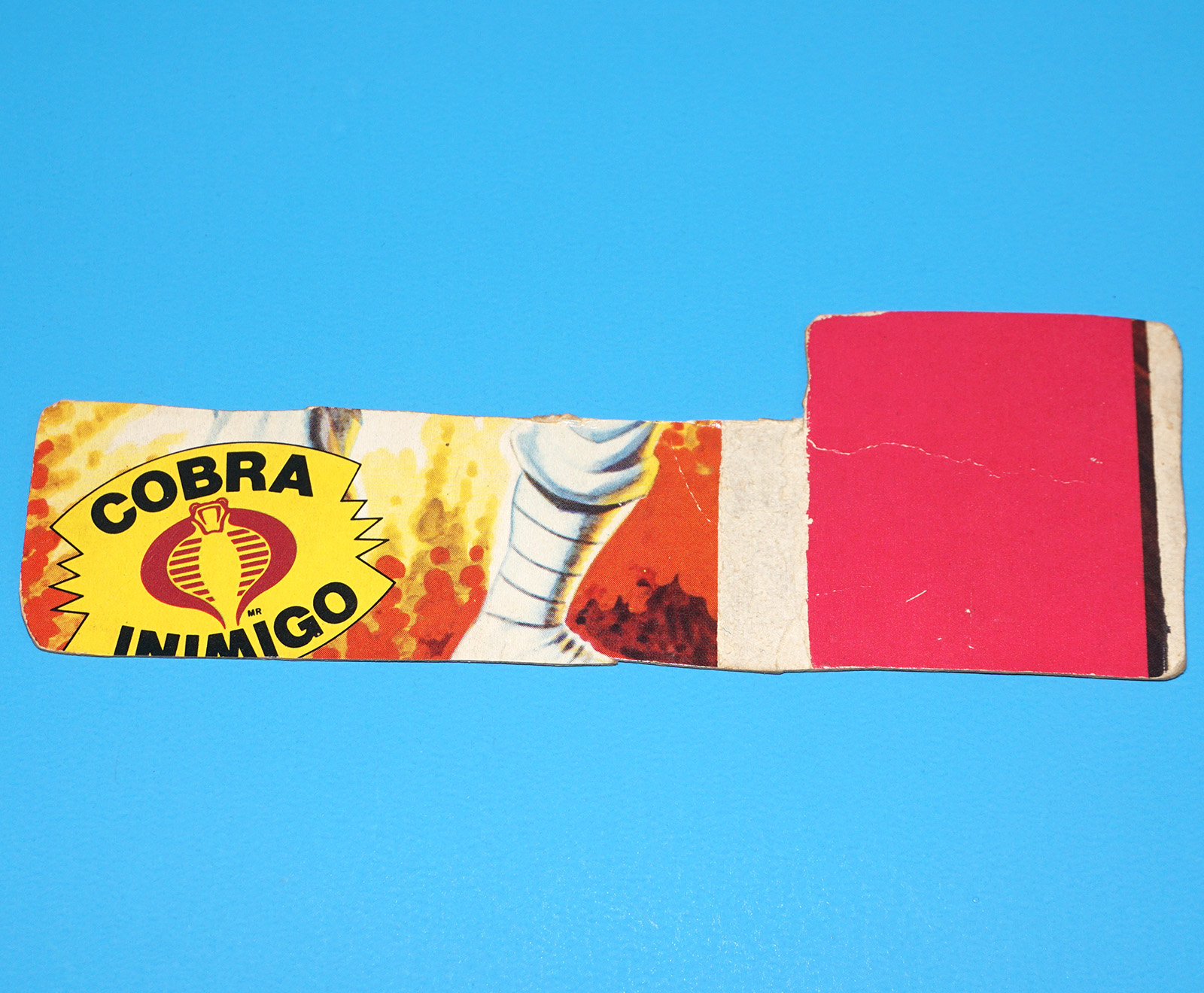 1987 GI JOE COMANDOS EM ACAO NAJA 1984 STORM SHADOW v1 FILE CARD ESTRELA BRAZIL - Image 2