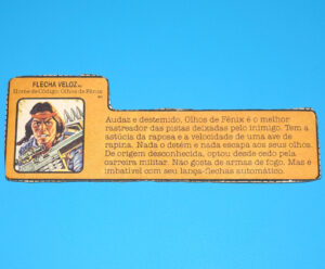 1986 GI JOE COMANDOS EM ACAO FLECHA VELOZ 1984 SPIRIT v1 FILE CARD ESTRELA BRAZIL