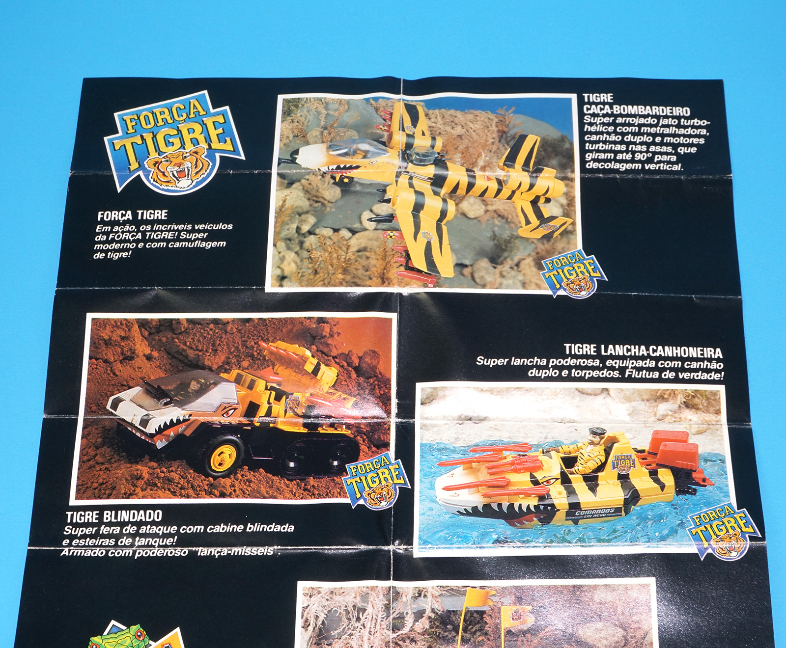 1989 GI JOE COMANDOS EM ACÃO TOY CATALOG KATALOG FOLDOUT ESTRELA BRAZIL - Image 7